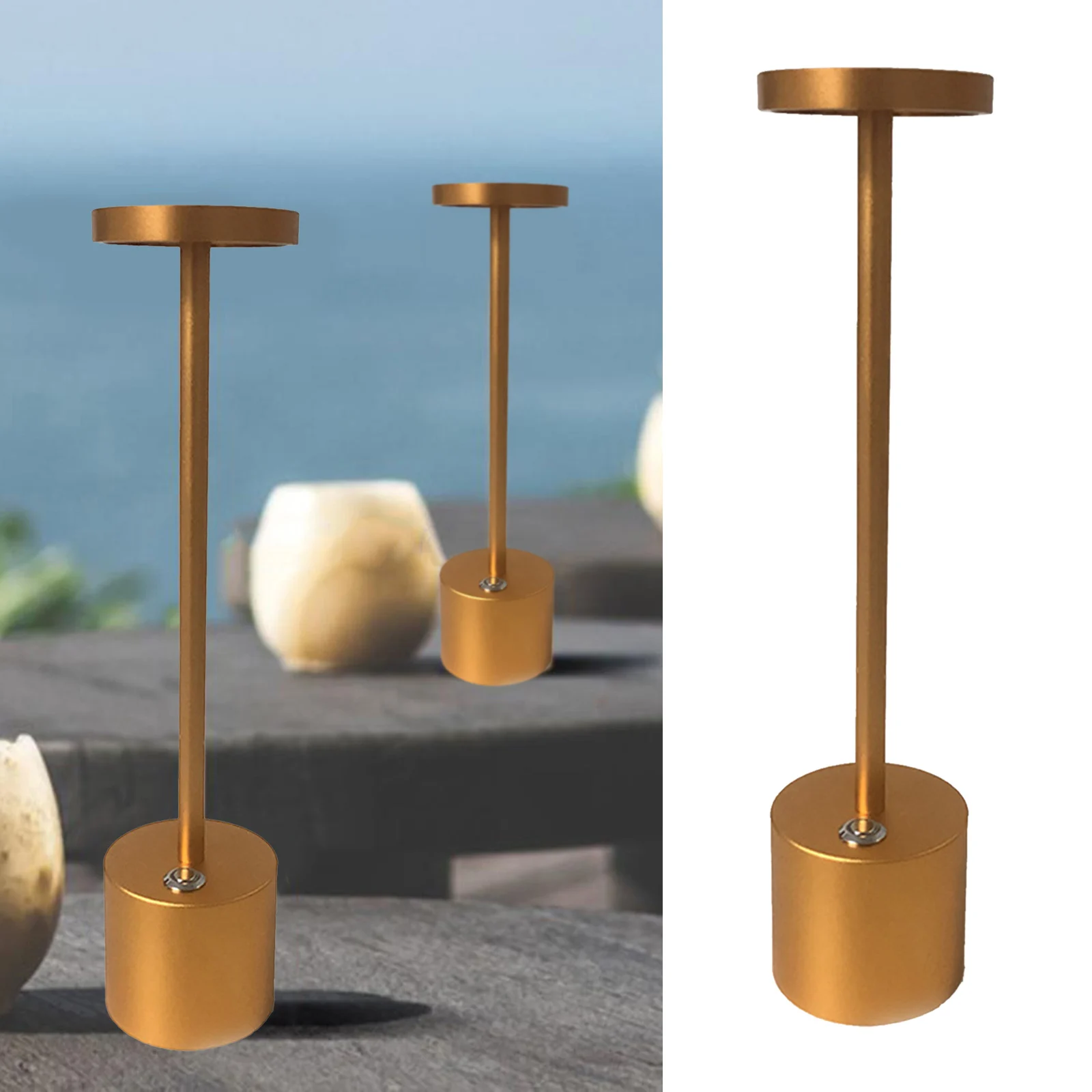 

Table Lamp Dimmable 2-Mode USB Cordless Bedside LED Light Camping Tent Light