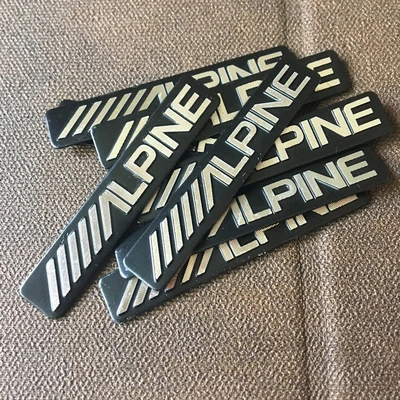 4x/ALPINE ne автомобильный Hi-Fi динамик аудио бейдж стерео эмблема наклейка автомобиль