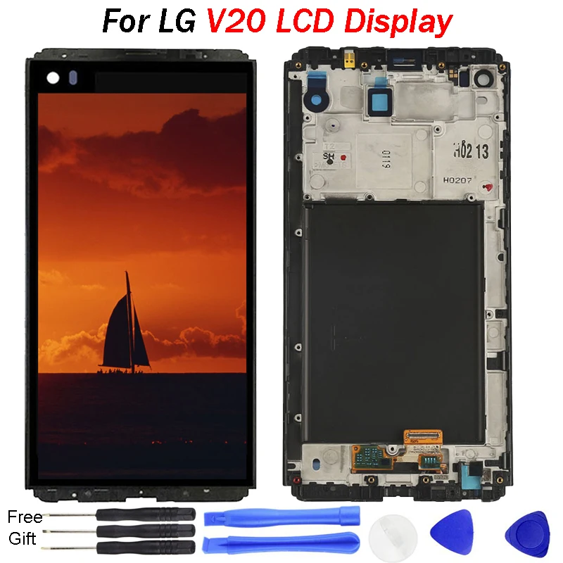 ЖК дисплей 5 7 дюйма для LG V20 H990N H990DS H990T H910 H918 LS997 сенсорный экран дигитайзер с