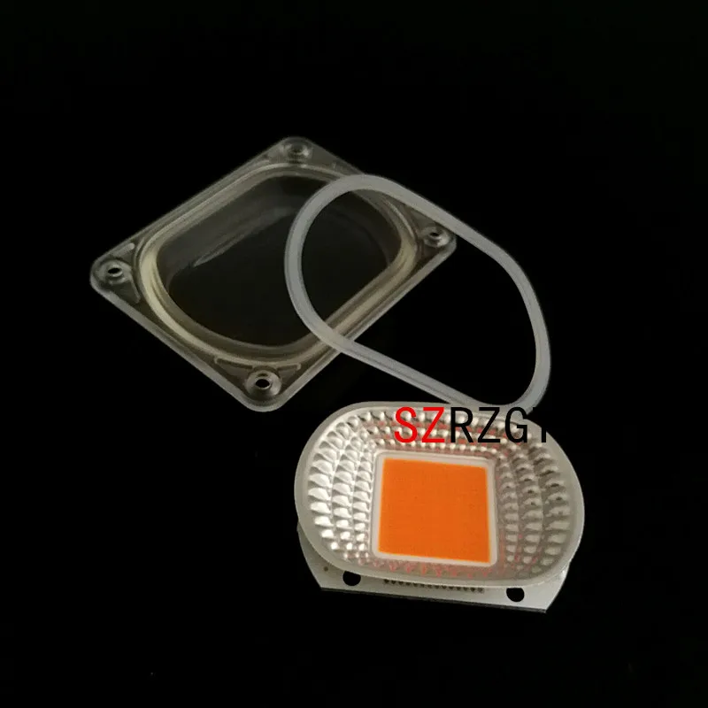 Светодиодный COB Чип-диод 50W полными спектрами 380-840NM + рассеивателем 110V/220V F