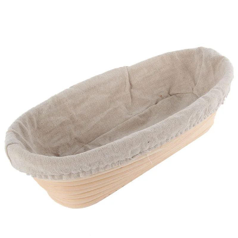 

New Oval Stroage Basket Dough Banneton Brotform Dougn Rattan Bread Proofing Proving Baskets 3 Sizes