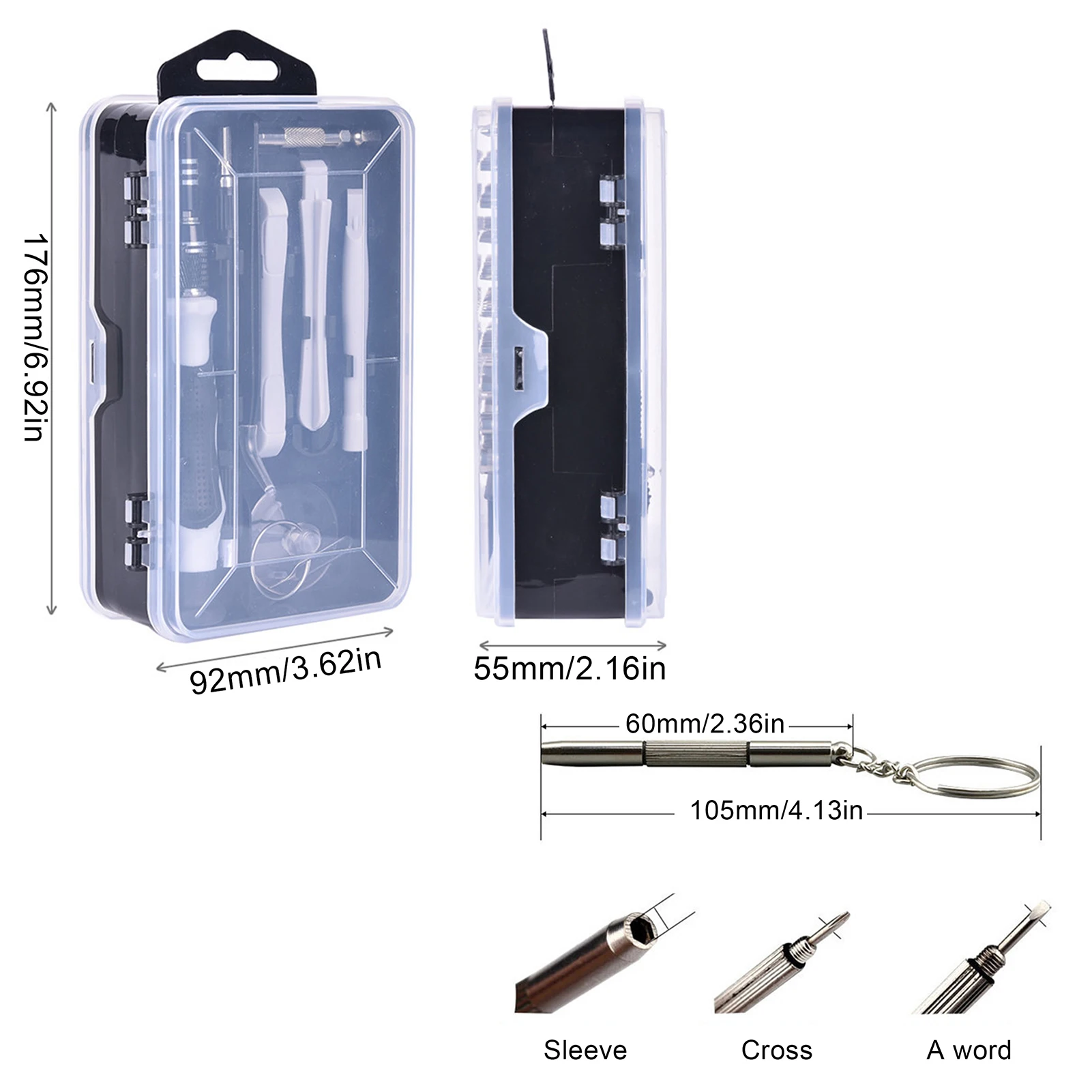 

122-in-1 Screwdriver Set Manual Maintenance Tool Kit Multifunctional Household Practical Repair Tool