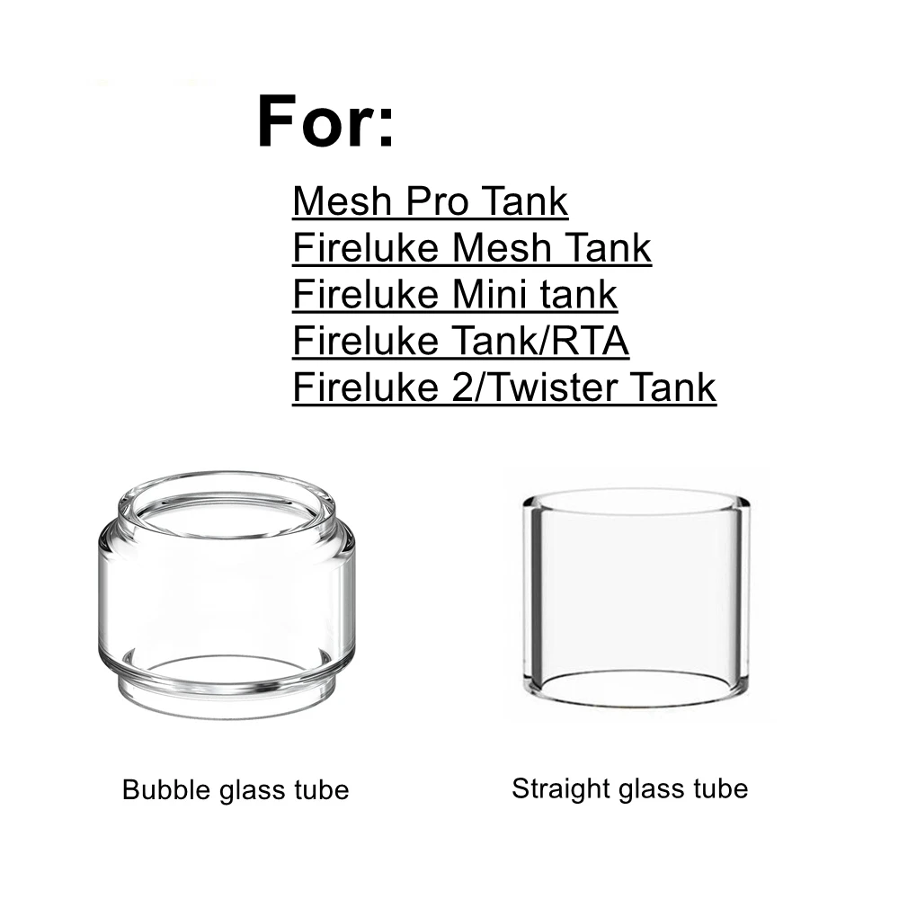 Hongxingjia Vape Pyrex лампа в форме пузыря стеклянная трубка для FreeMax Fireluke 2 Twister Mesh Pro Mini RTA