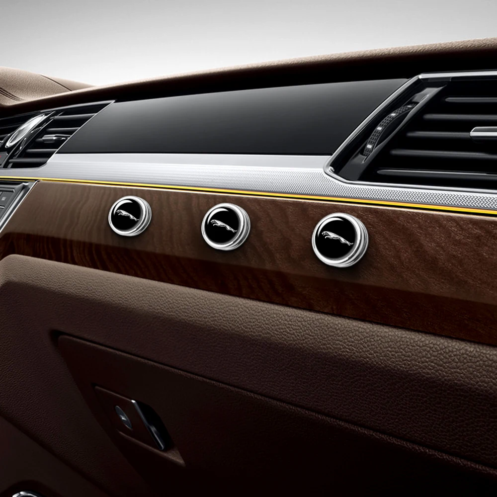 

1/2/4pcs Metal Mini Car Badges Hooks Holder Hangers Organizer Inner Styling For Jaguar XF XE XJ F-Pace X-Type S-Type F-Type