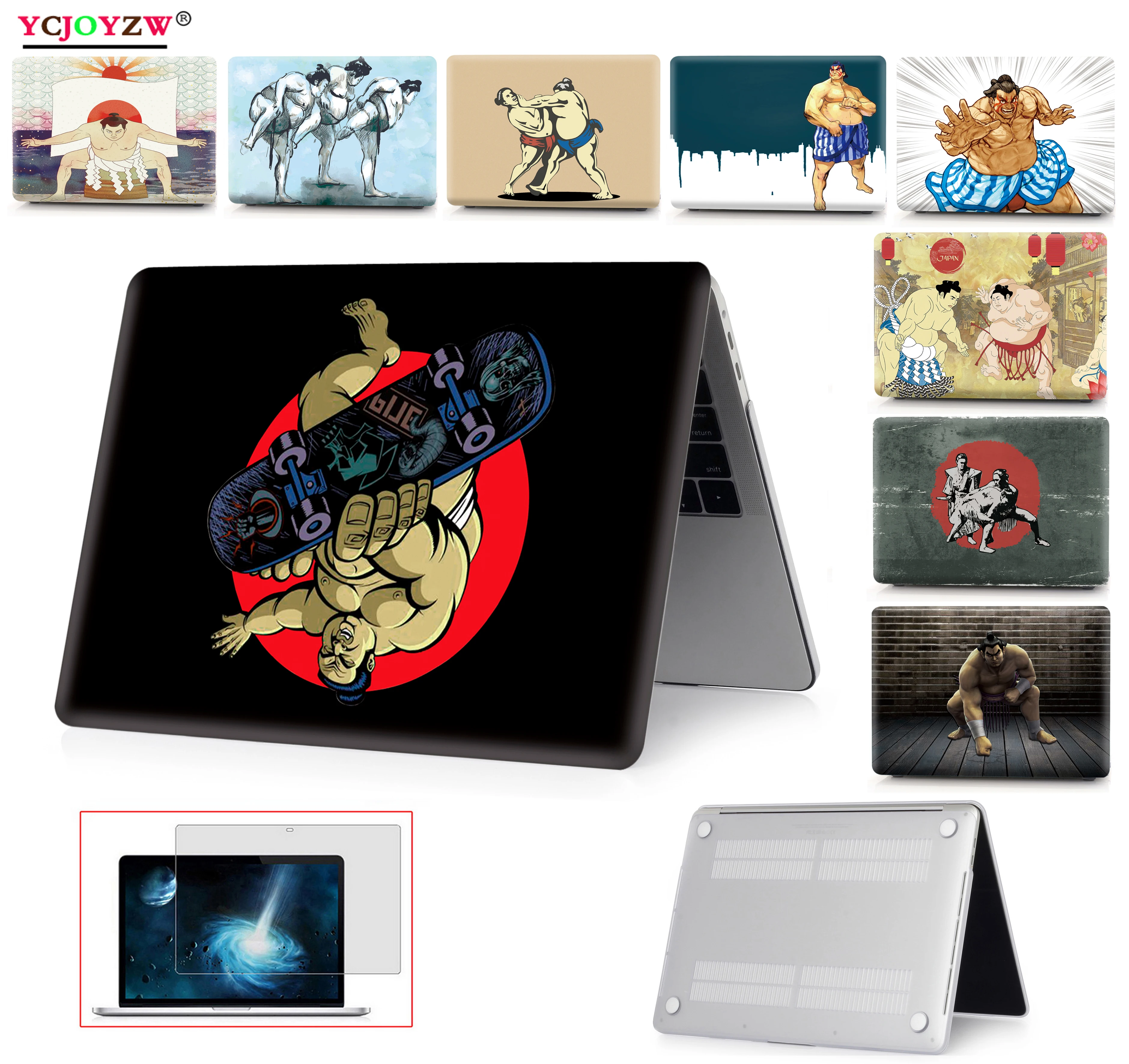 Чехол для ноутбука MacBook Air 11 13 дюймов A1466 A1932 Pro 12 13 15 retina A1502 A1706 A1708 A1989 сумо чехол