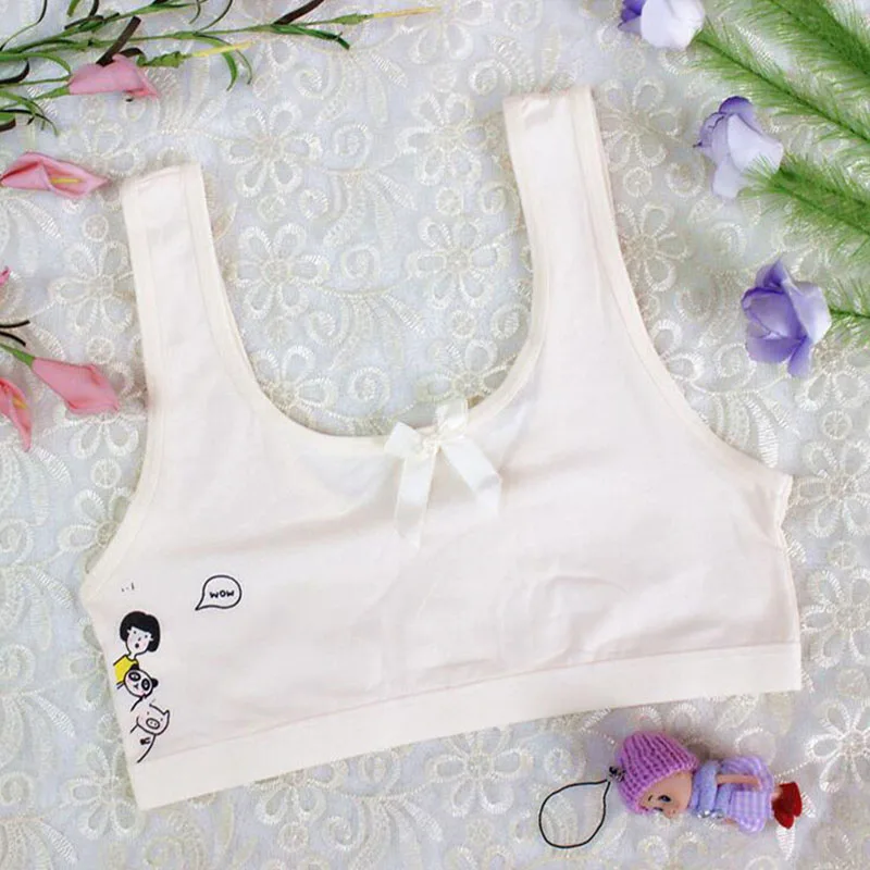 Тренировочный бюстгальтер для девочек спортивный топы детское нижнее белье