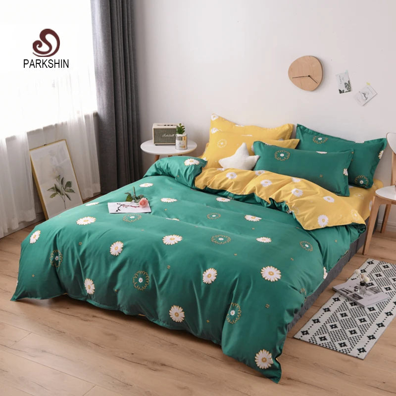 ParkShin Комплект постельного белья с цветком постельное белье Декор для дома