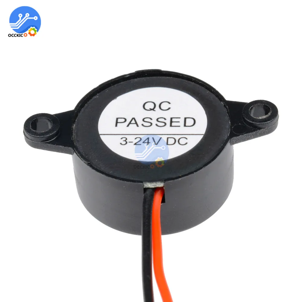 Электронный звуковой сигнал для Arduino с непрерывным звуком 95 дБ активный