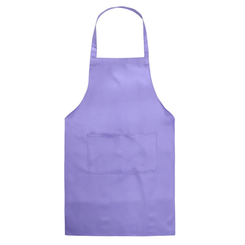 

NEW Pure Color Cooking Kitchen Apron For Woman Men Chef Waiter Cafe Shop Hairdresser Couples Apron Custom Gift Bibs Plain Apron