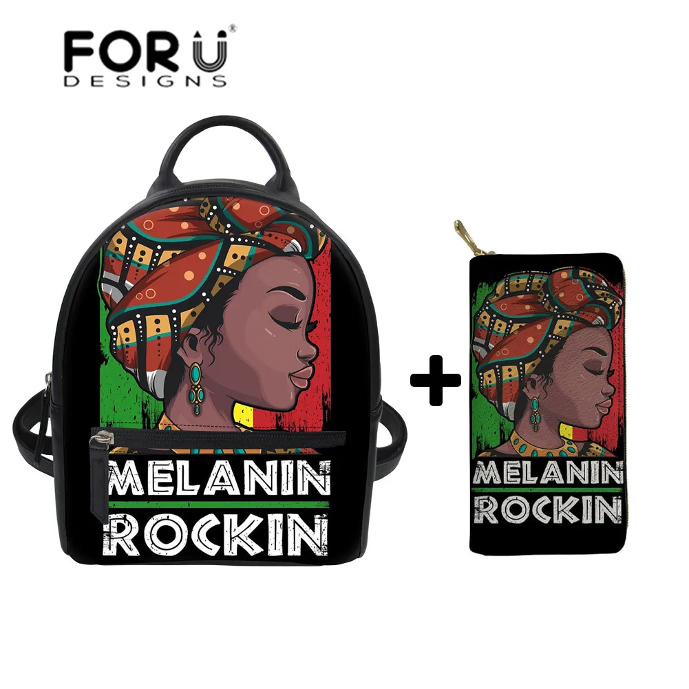 Мини рюкзаки FORUDESIGNS женский роскошный рюкзак на плечо черный из искусственной