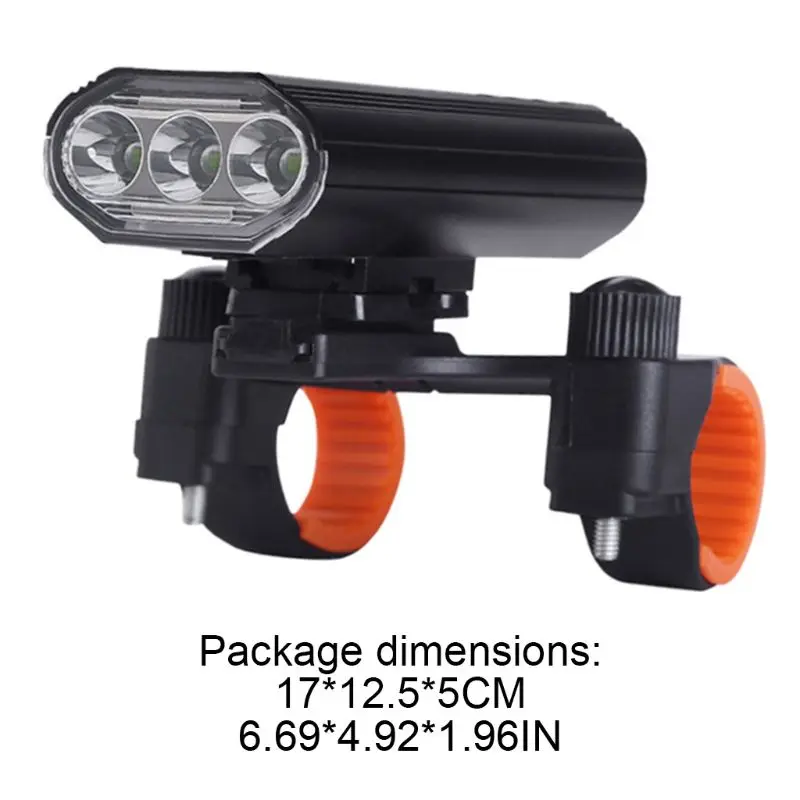 

Bike Headlight Super Bright USB Rechargeable Bicycle Front Light for Commuters H8WC