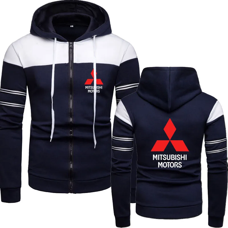 

Autumn Hot sale new Mitsubishi high quality Men's Zip Hoodie men's clothing Fashion casual Fleece cotton Oversized sweatshirt