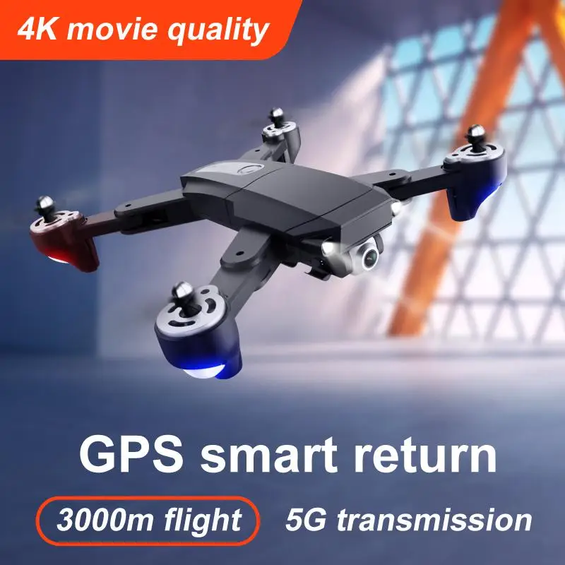

Складной Квадрокоптер S604 с GPS, двойная камера 4K HD