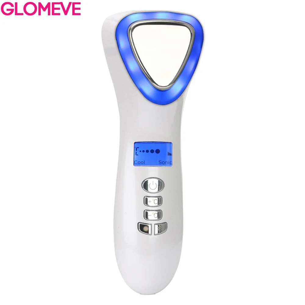 Ультразвуковой криотерапия светодиодный горячий холодный молоток для лифтинга