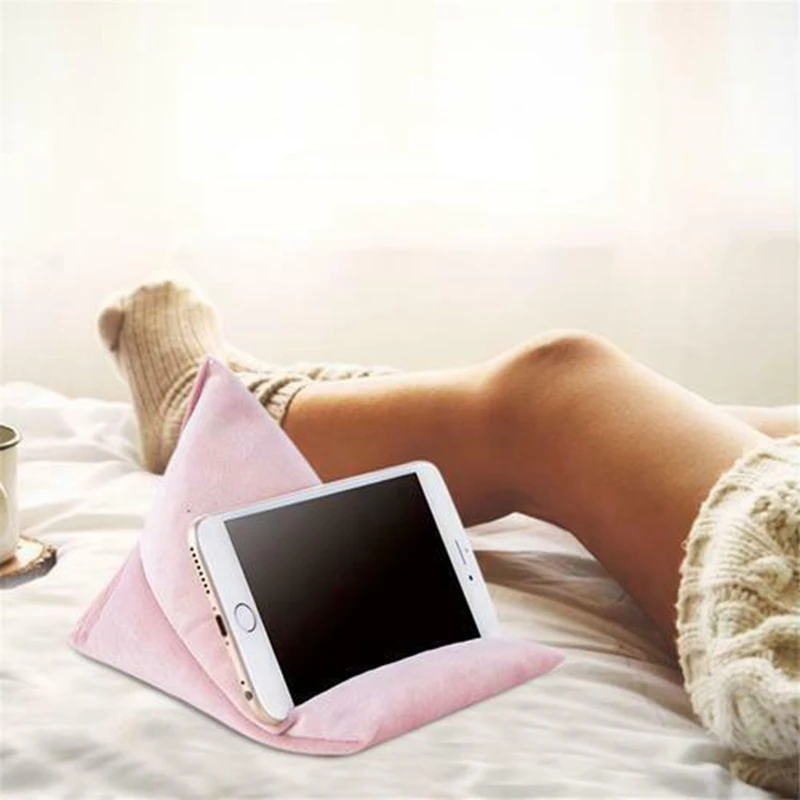 Мини под разными углами мягкая подставка подушка для планшета телефона