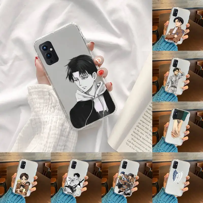 

Anime Attack on Titan Phone Case Transparent For OnePlus 9 8 7 7t 8t Oppo find X3 X2 reno5 Vivo X60 X50 Pro MeiZu 17 16XS
