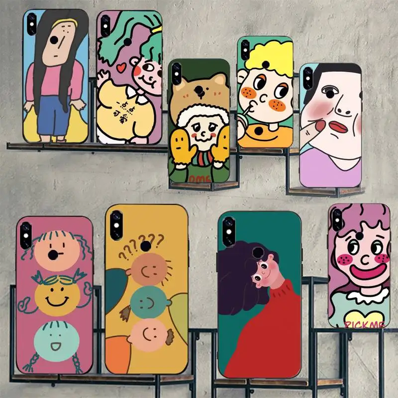 

Cute illustration of funny cartoon Phone Case For Xiaomi Redmi 7 9t 9se k20 mi8 max3 lite 9 note 8 9s 10 pro