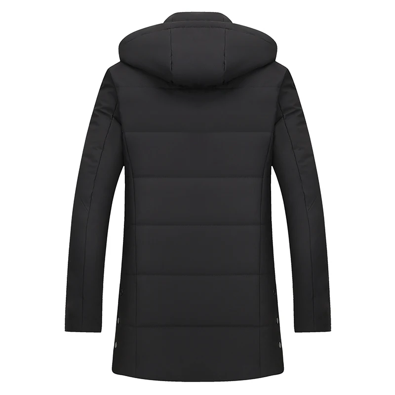 Большие размеры 10XL 8XL 6XL длинная теплая зимняя куртка Мужская ветрозащитная