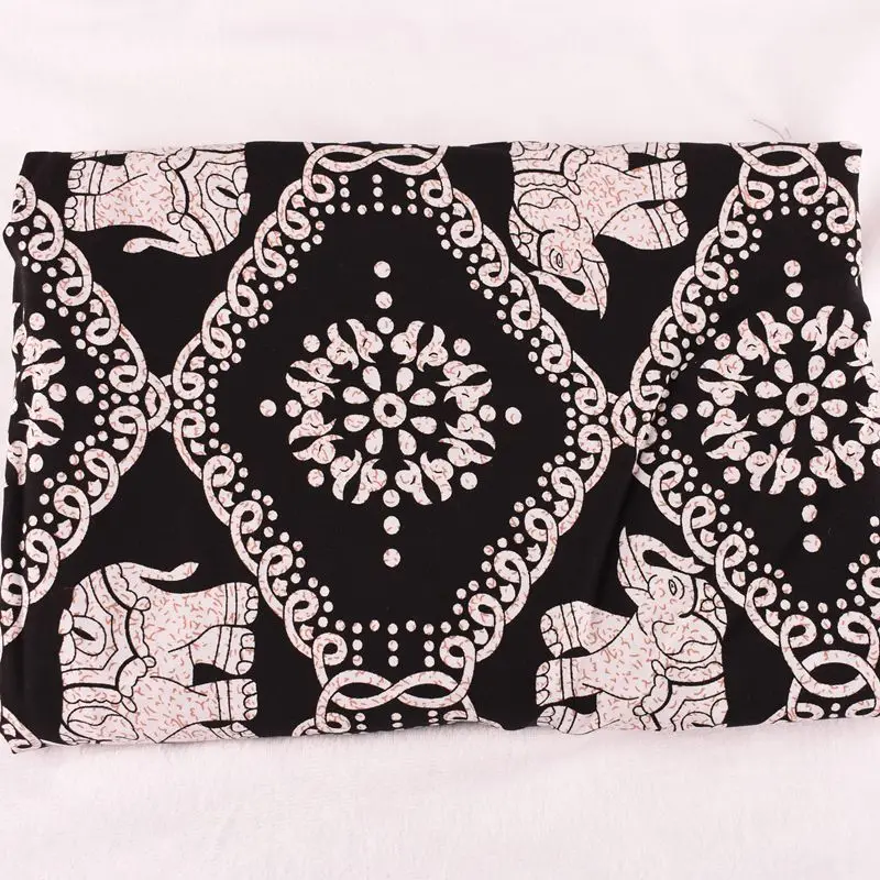 Хлопчатобумажная Поплиновая ткань с принтом слона для шитья пэчворка сделай сам