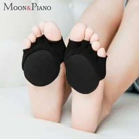 five finger socks women half palm shallow mouth invisible front foot pad summer soft breathable non slip open toe cotton sock