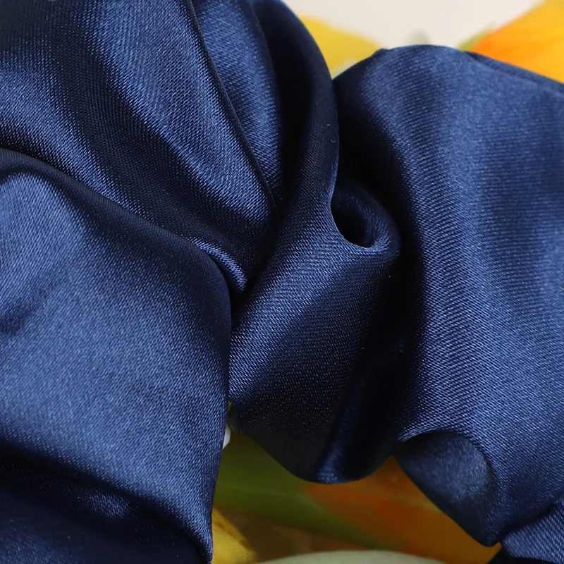 Сатиновые резинки для женщин и девушек мягкая эластичная резинка волос Модная