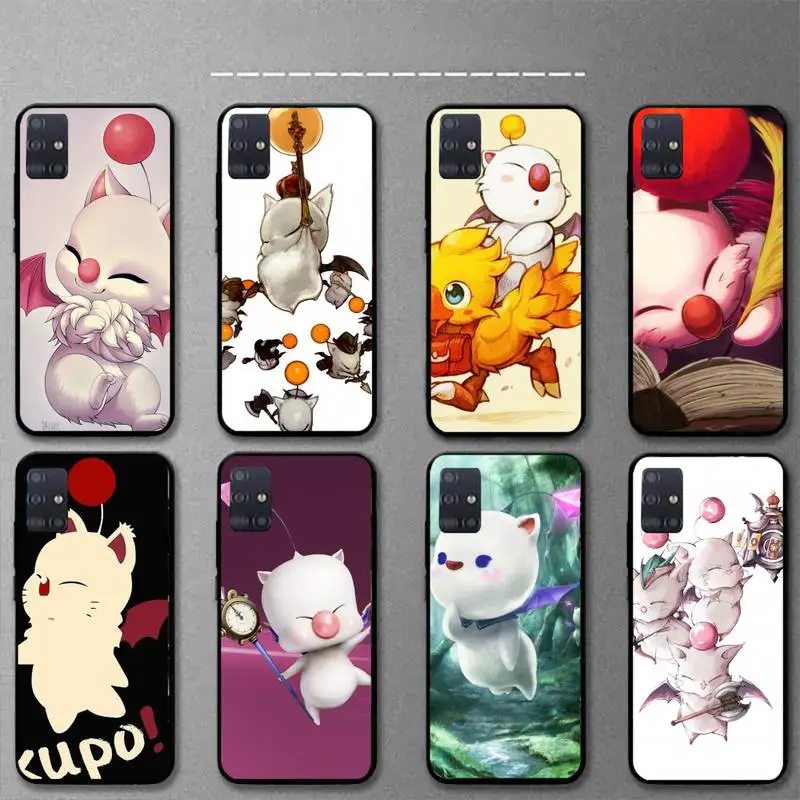 

HIMONBEN Final Fantasy Moogle Phone Case For Samsung S21 S30 S10 S9 S8 S7 S6 S5 plus lite ultra edge soft Cover Fundas