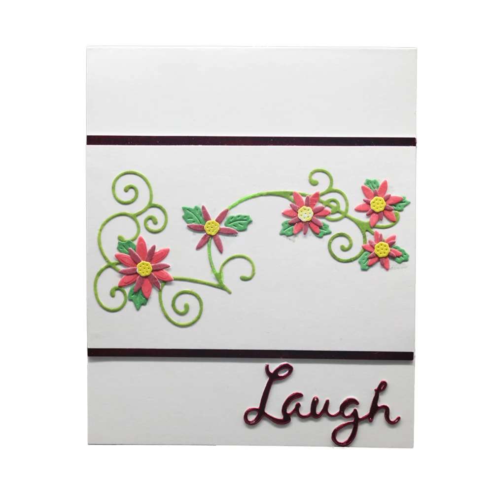 Flower Lace Border Art Paper Embossing Die Cards Cut Dies Stencil for Photo Album Scrapbooking DIY Decoration | Дом и сад