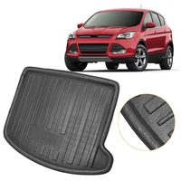 for ford escape 2013 rear trunk cargo mat tpr tray carpet mud protector cover black car accessories