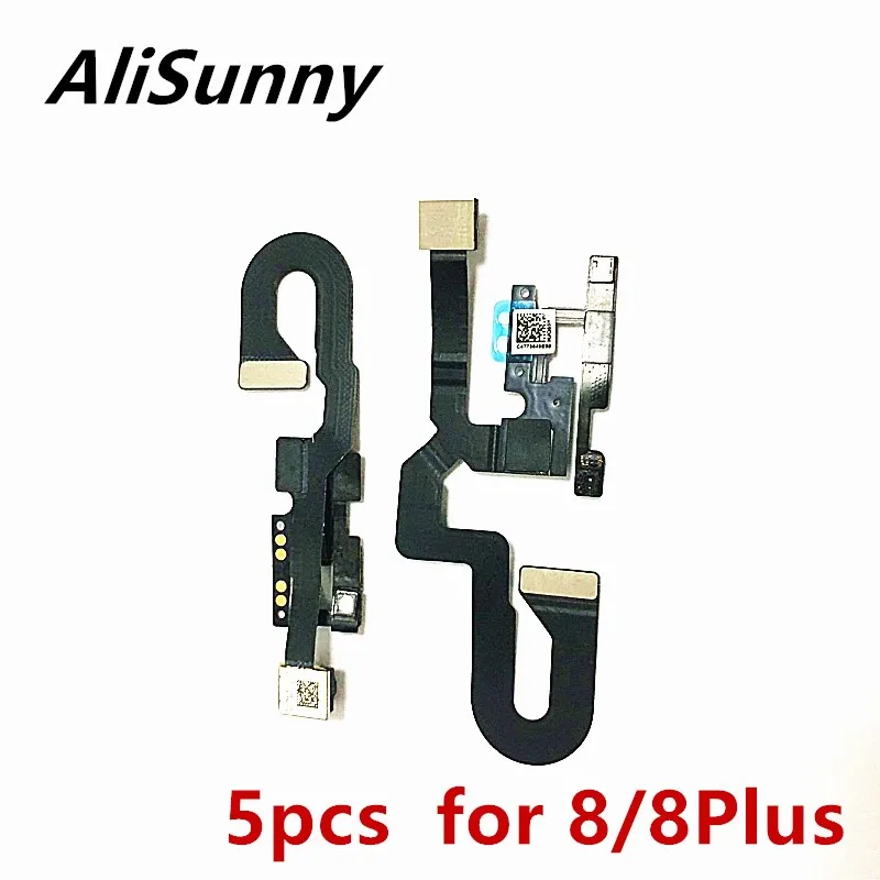 AliSunny 5 шт. фронтальная камера для iPhone 8 Plus 8G 8 P облицовочная маленькая камера светильник датчик приближения гибкий кабель, сменные детали