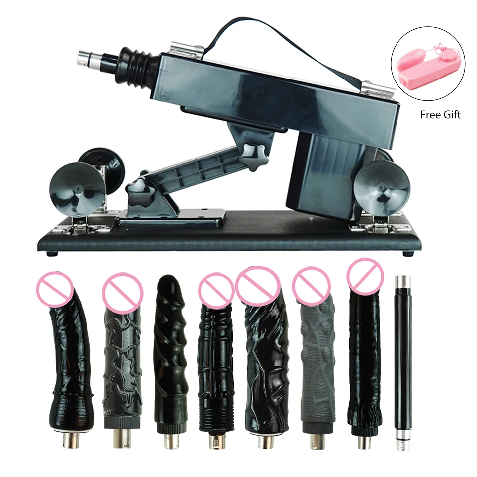 Секс машина FREDORCH автоматический с черным фаллоимитатором Женский нагнетающий