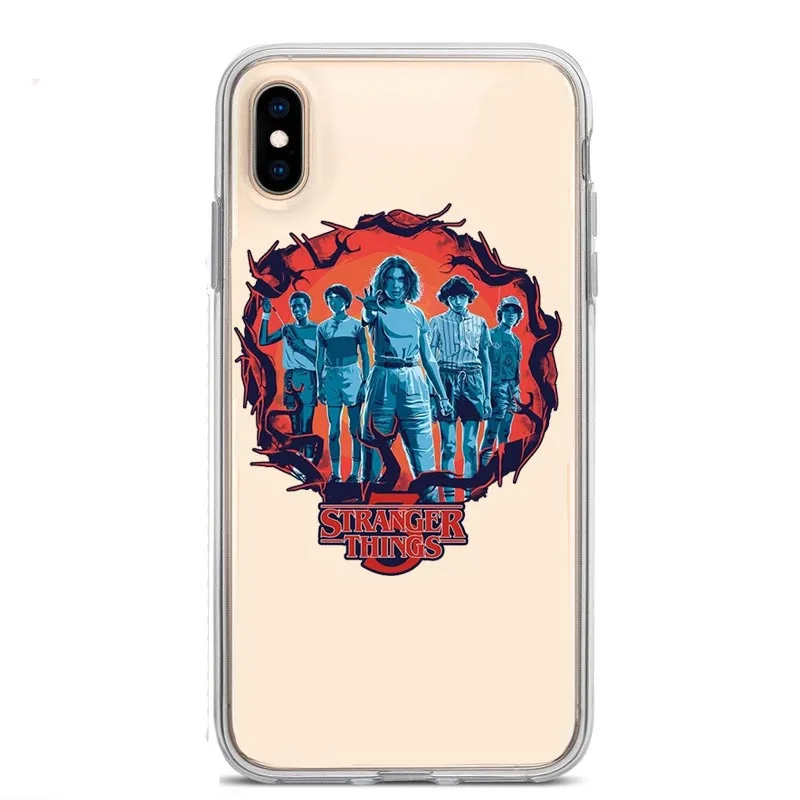 TPU Stranger things Сезон 3 Мягкий Силиконовый ТПУ чехол для телефона чехол для iPhone 8 7 6 6S Plus X XS MAX 5 5S SE XR Американский ТВ Coque Capa - Цвет: TPU