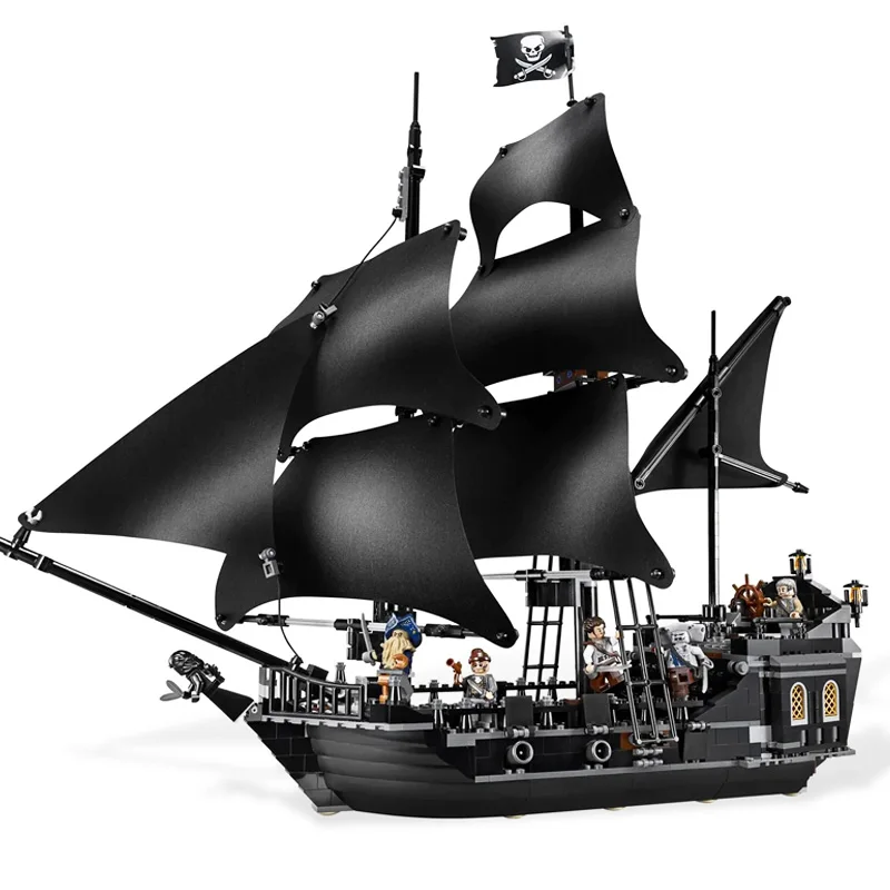 

Pirates of The Caribbean Queen Anne's Revenge Black Pearl Model Building Block Compatible Gift Kids Toys