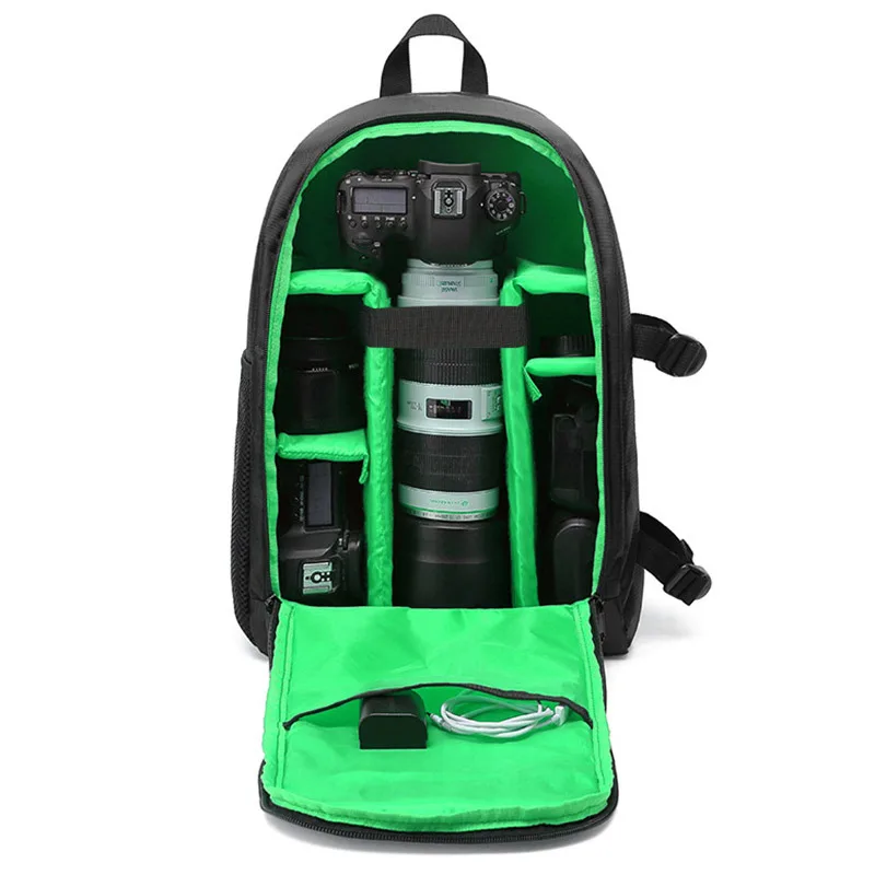 photography bag mens and womens waterproof shoulder camera backpack outdoor slr digital shoulder camera bag free global shipping