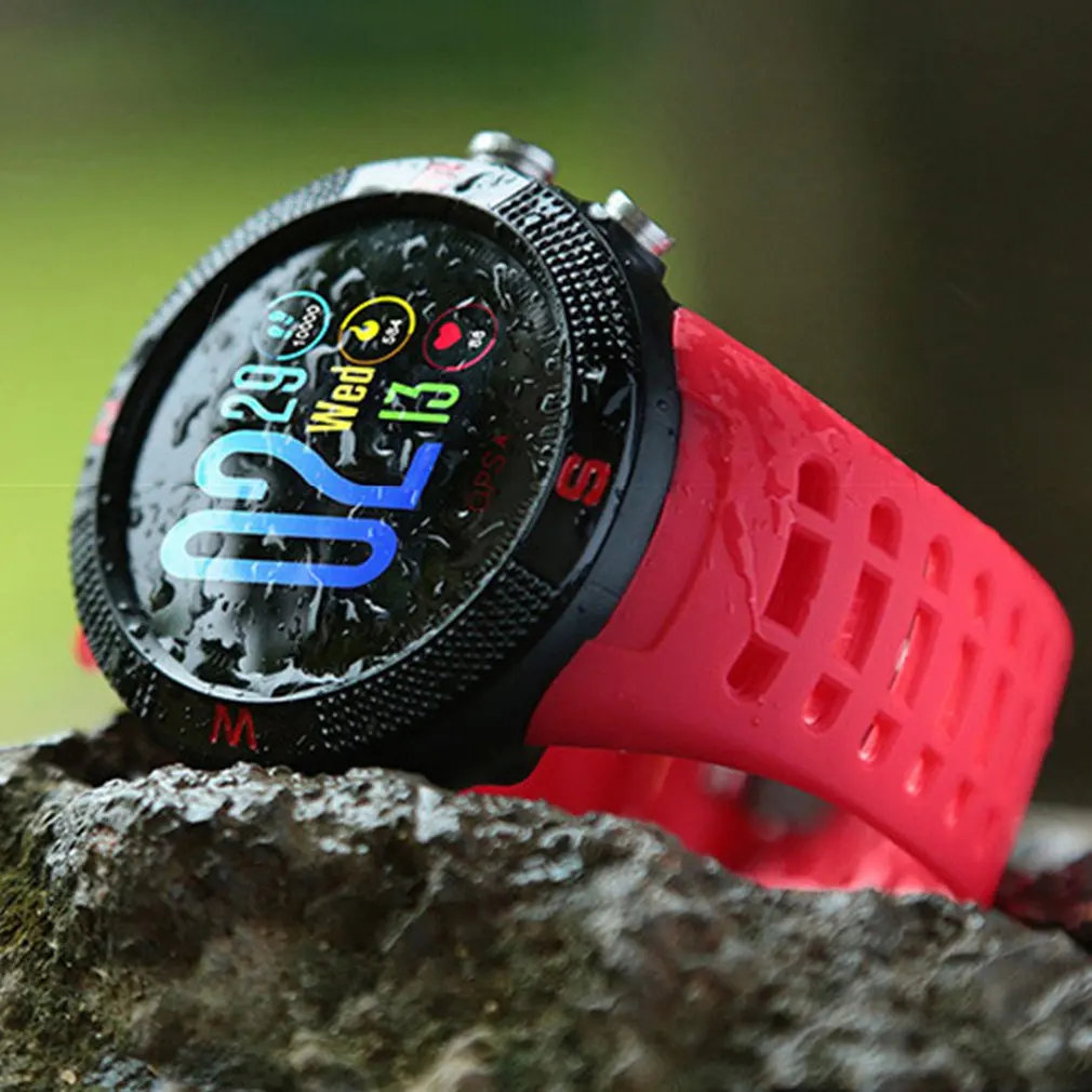 F18 Смарт часы Спортивные С Круглым Циферблатом IP68 Водонепроницаемые напоминания