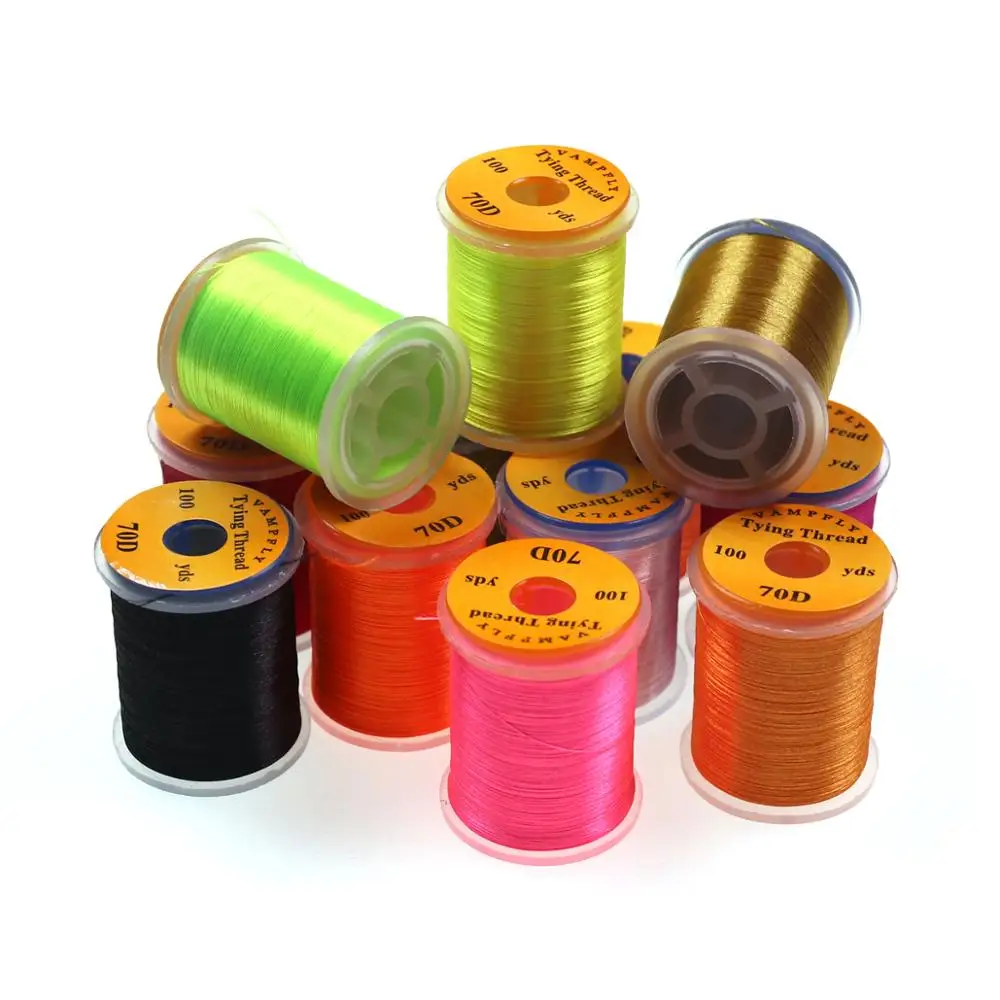

Vampfly 12pcs/Set 70d Fly Tying Thread For Midge Small Dry Flies Tying Material