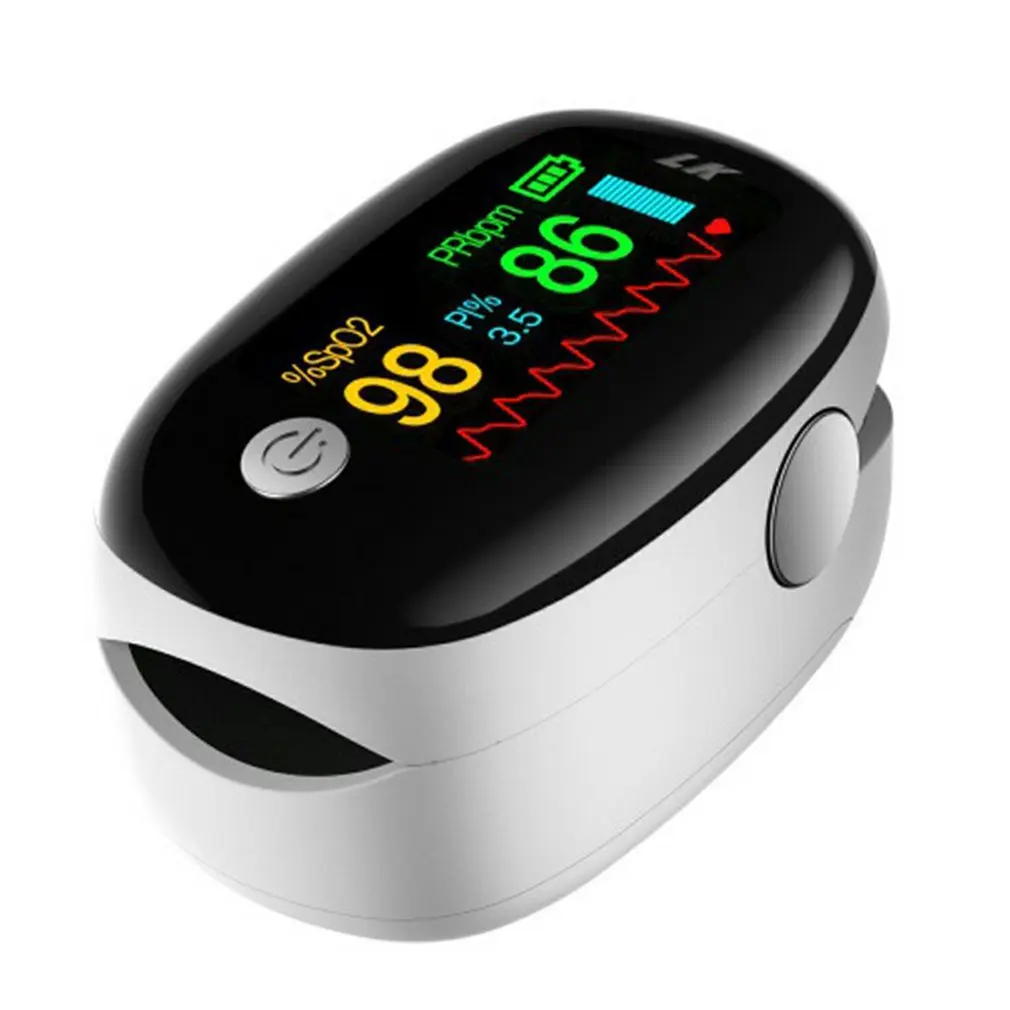 

TFT Screen Display Oximeter 4 Color High-value Finger Clip Oximeter Household Fingertip Finger Pulse Oximeter SPO2, PR, PI Test