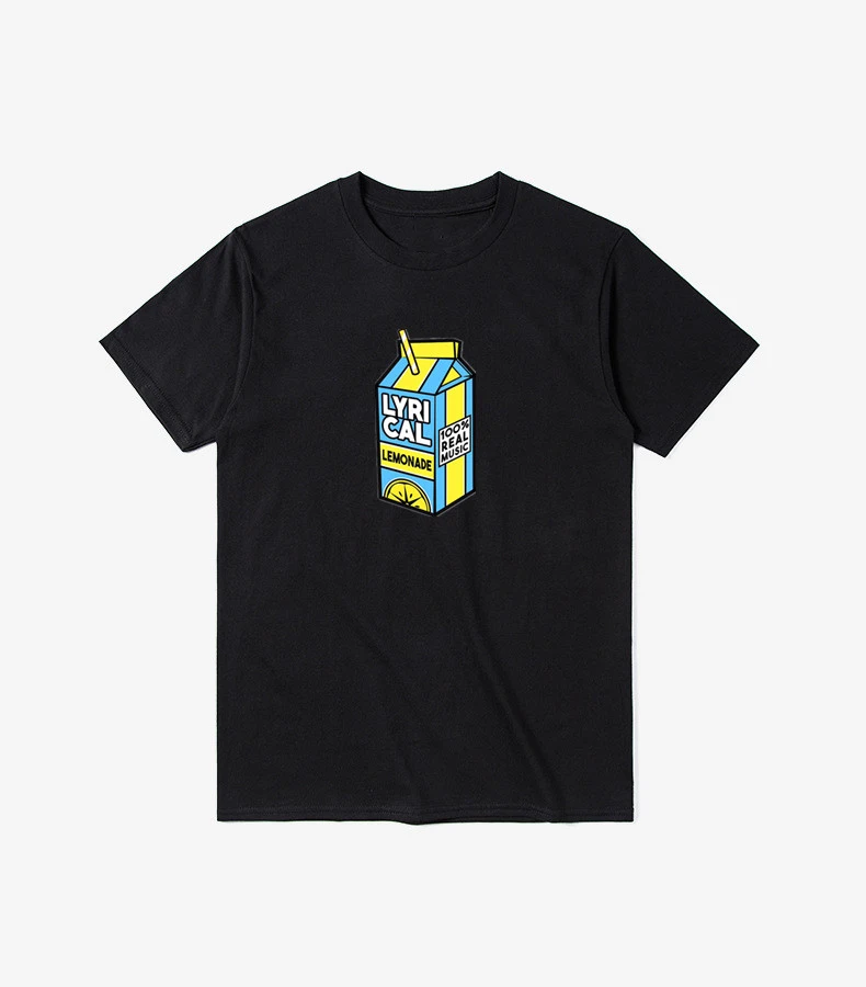 

Lyrical Lemonade T-Shirts Men Fashion Print hombre muje Oversized cotton T-shirt Children hip hop top T shirt Summer boy clot