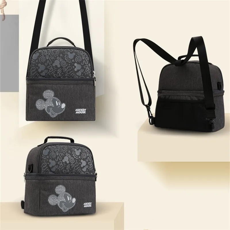 Сумка для подгузников Disney с Микки и Минни вместительный Теплоизоляционный