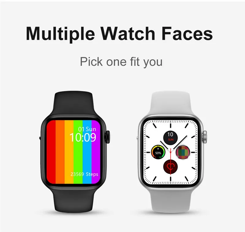 

IWO 12 W34+ 1.75'' Touch Screen Call Smart Watch Series 5 IWO 10 Watch ECG Pedometer Smartwatch Heart Rate Sports Fitness Track