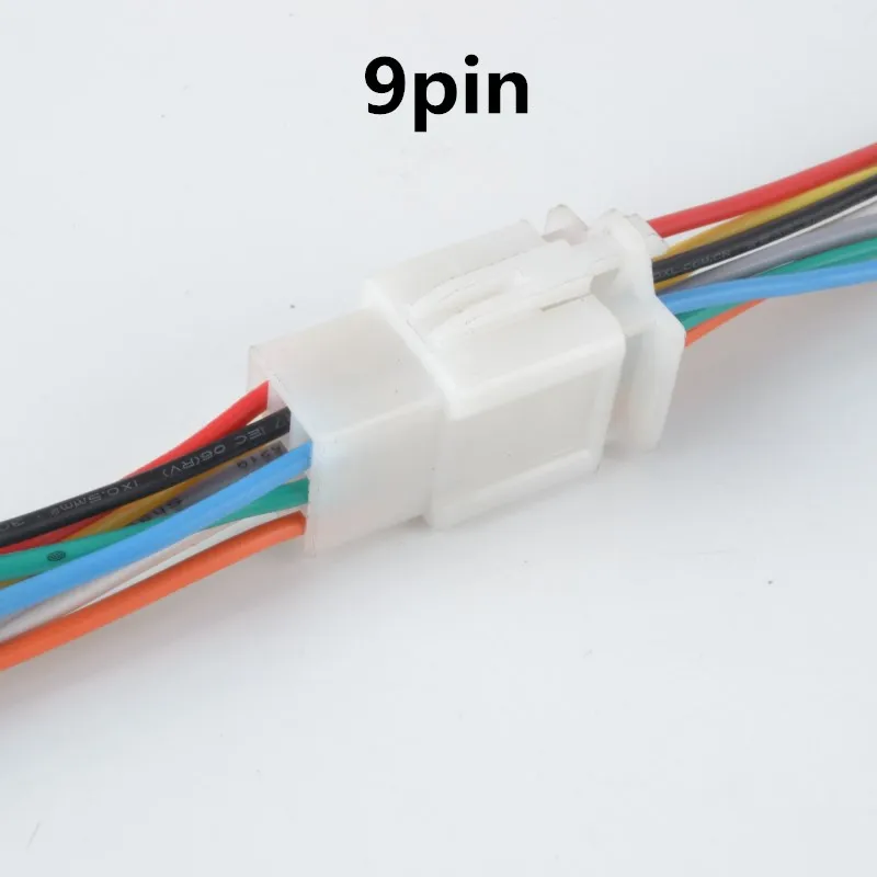 

1 комплект 2/3/4/6/9-контактный автомобильный 2,8 электрический 20 см разъем для проводов мужской и женский кабельный разъем комплекты разъемов для мотоцикла Ebike автомобиля