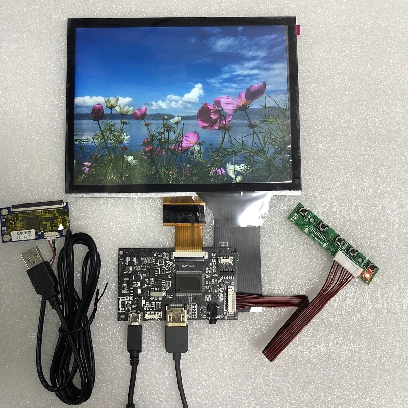 8 дюймовый емкостный сенсорный дисплей 1024X768 для Linux/android/win7 10 Raspberry Pi3 ЖК экран