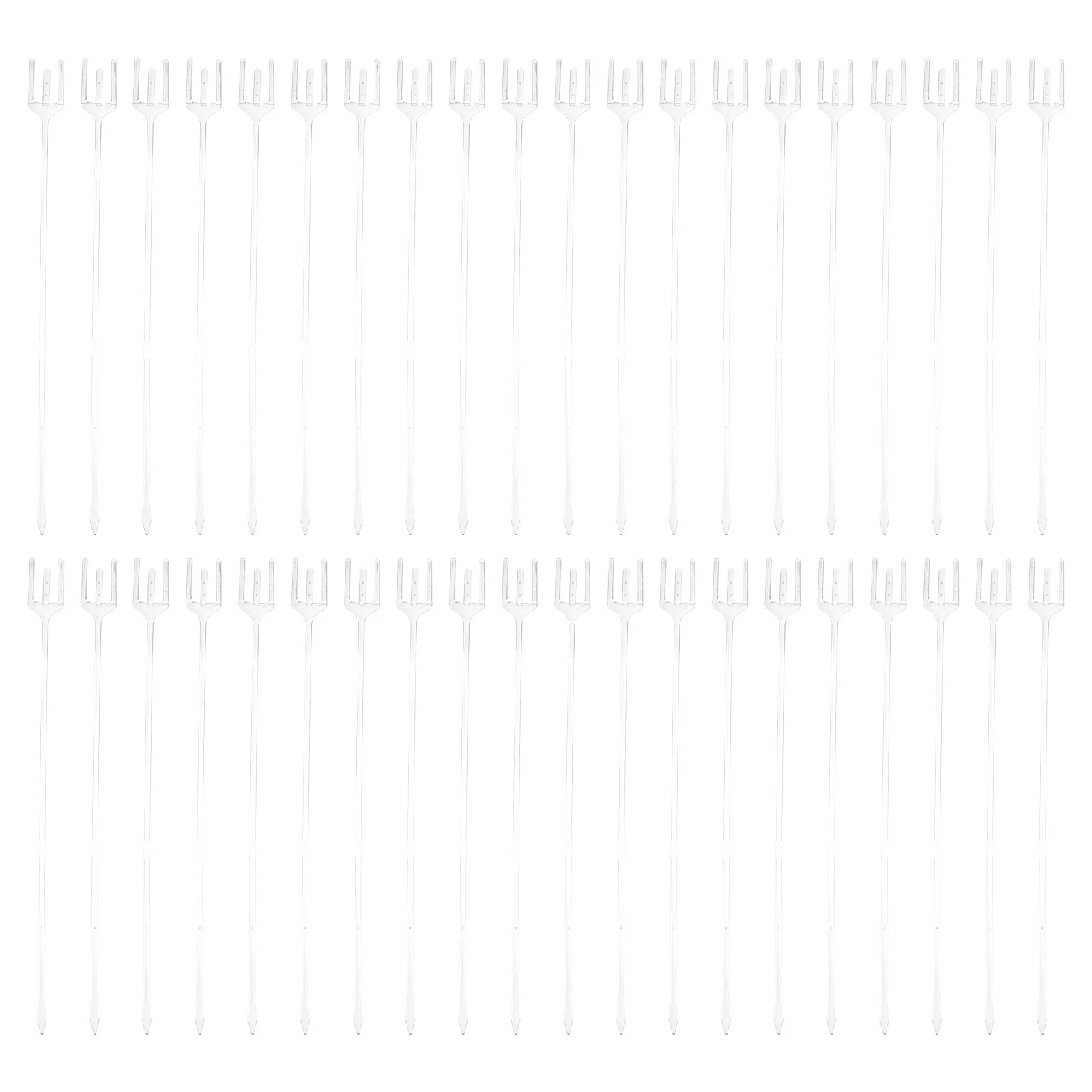 

100pcs Floral Holder Picks Bouquet Trident Picks for Florist