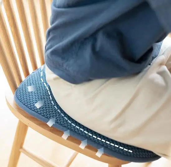 Ортопедическая подушка для сиденья с эффектом памяти дорожная Coccyx массажное