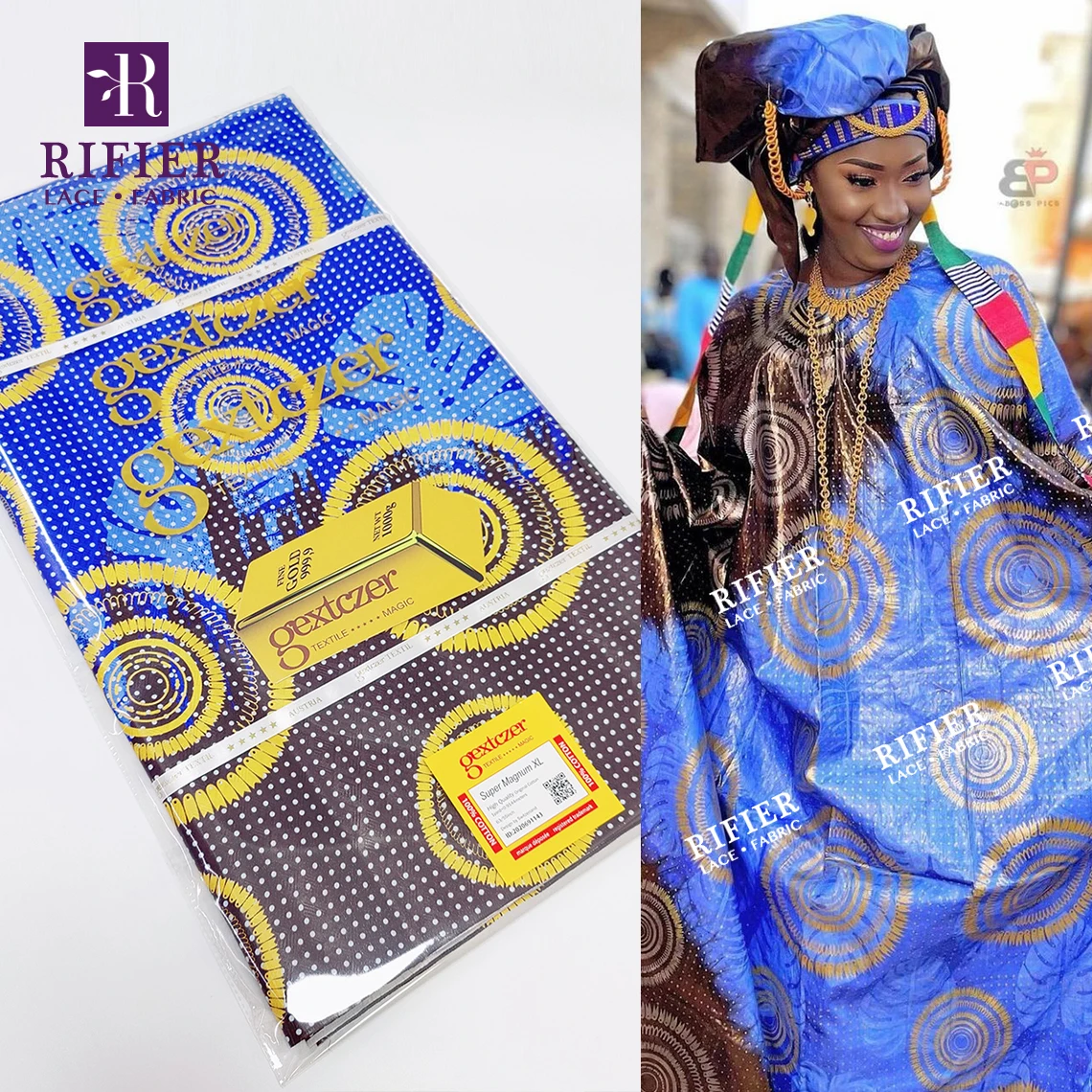 Африканский принт базин богатая ткань с цветочным узором Блестящий богатый Gextczer