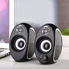 Проводные компьютерные колонки с басами USB + AUX, пара 5 Вт * 2, мощный портативный мультимедийный громкоговоритель для ноутбука, настольного телефона