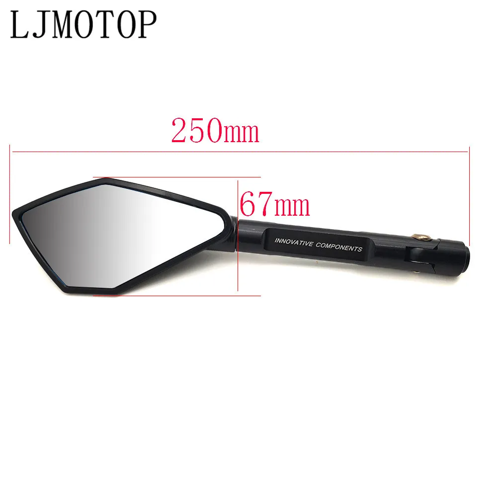 Мотоциклетные зеркала боковые заднего вида из алюминия для Aprilia CAPANORD 1200 CAPONORD /