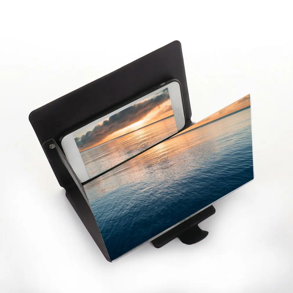 

Universal Mobile Phone Screen Magnifier 3D Enlarger Magnifying Video Amplifier Projector Bracket Desktop Holder Stand For Phone