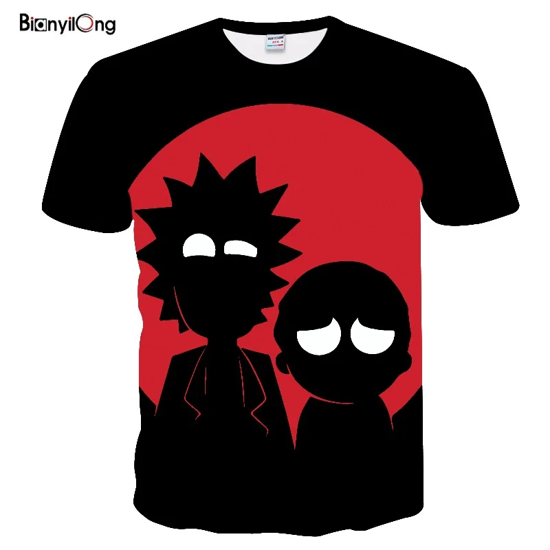 Новинка 2019 Мужская футболка Рик и Морти от Jm2 художественная 3D Футболка с принтом