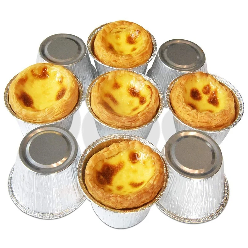 Новинка алюминиевая фольга Ramekin бумажный стакан из алюминиевой фольги 150