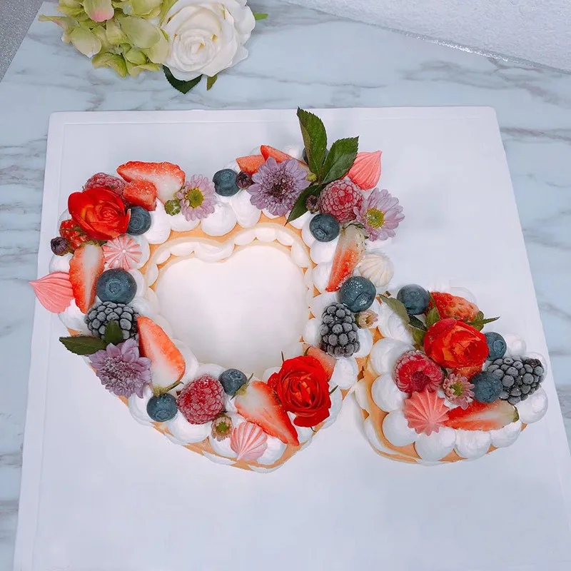 3 шт. формы для тортов пластиковые в форме сердца форма украшения торта